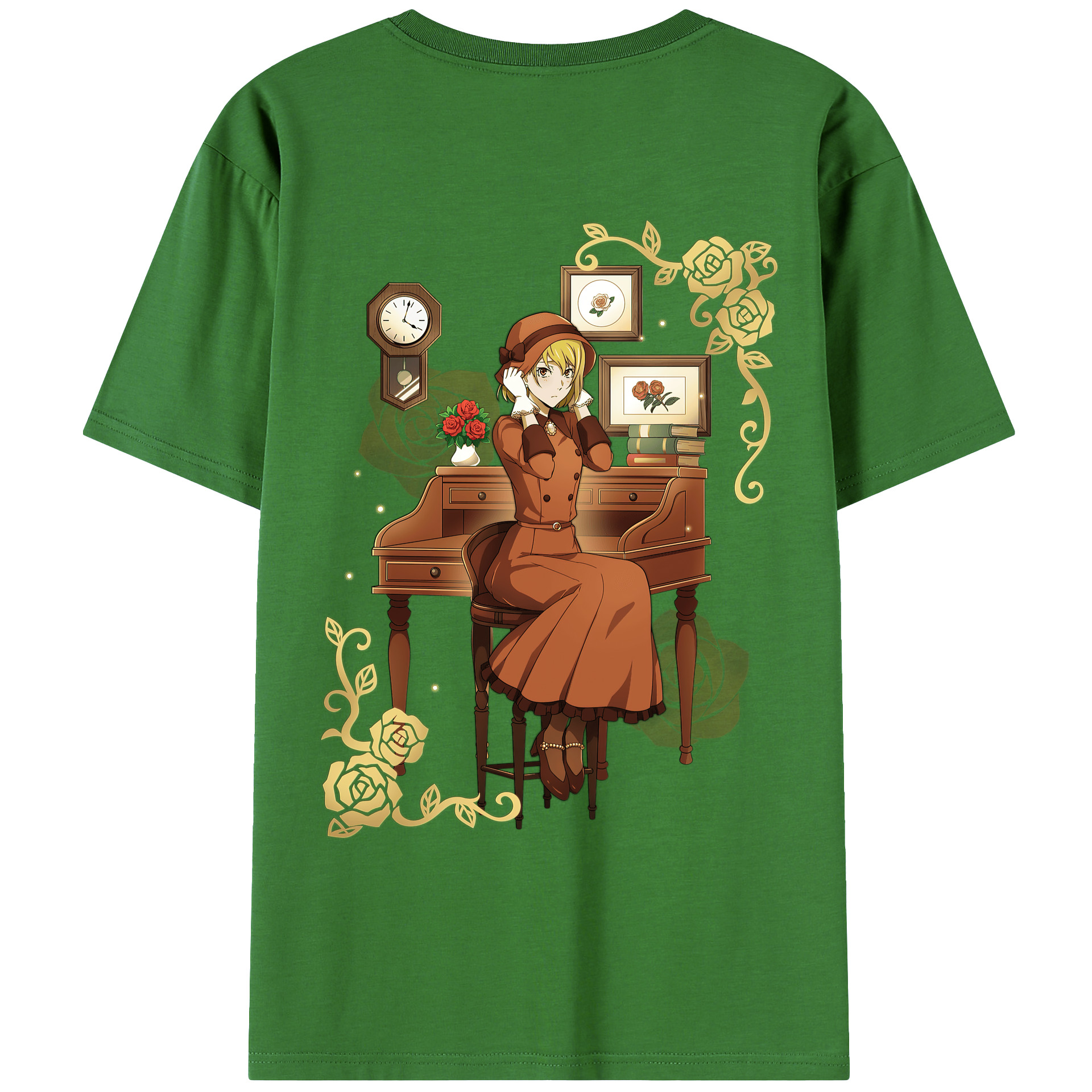 （画像用） 文豪ストレイドッグス Bungo Stray Dogs レディース半袖Tシャツ(バックプリント)
